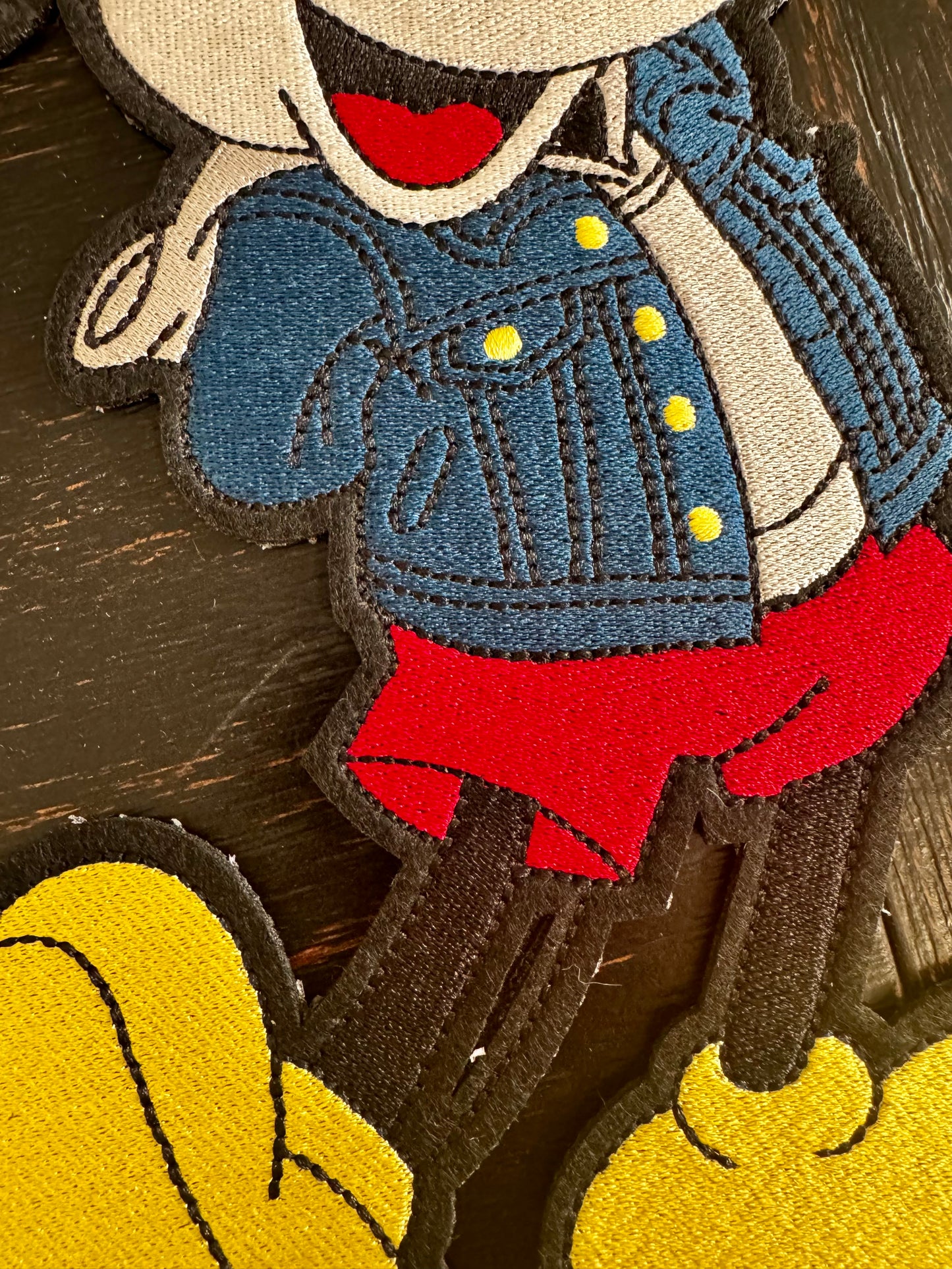 Mouse with Jean Jacket patch