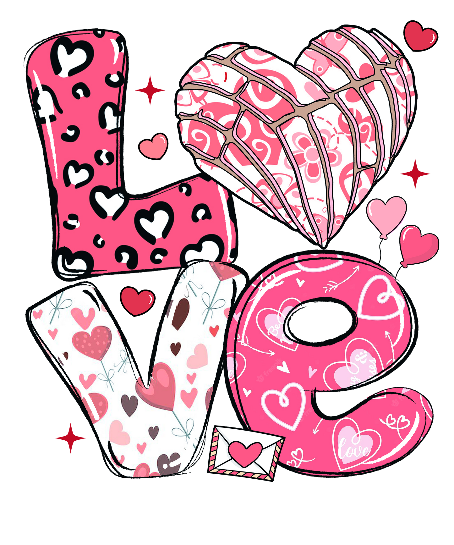 Valentine Concha Gang Sheet
