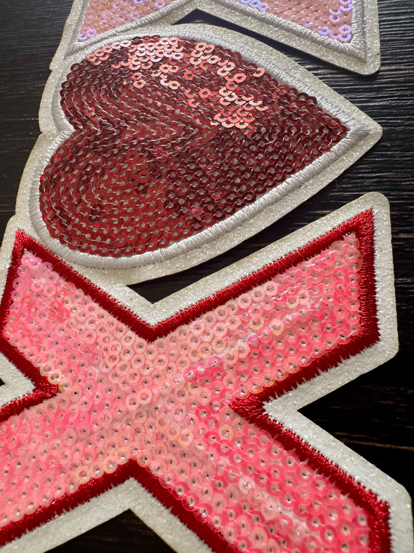 Pink XOXO Chenille Patch