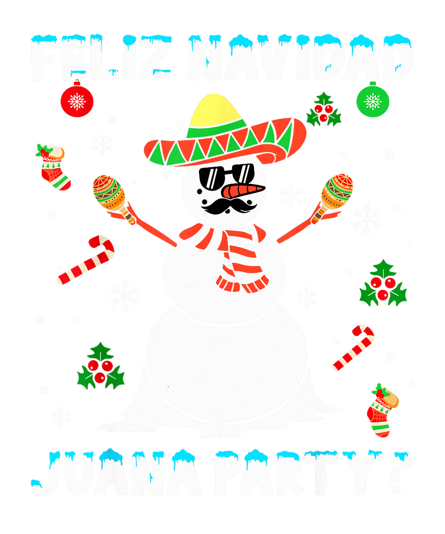 Hispanic Christmas DTF Print Transfer GANG SHEET - High-Quality, Vibrant Designs for Apparel