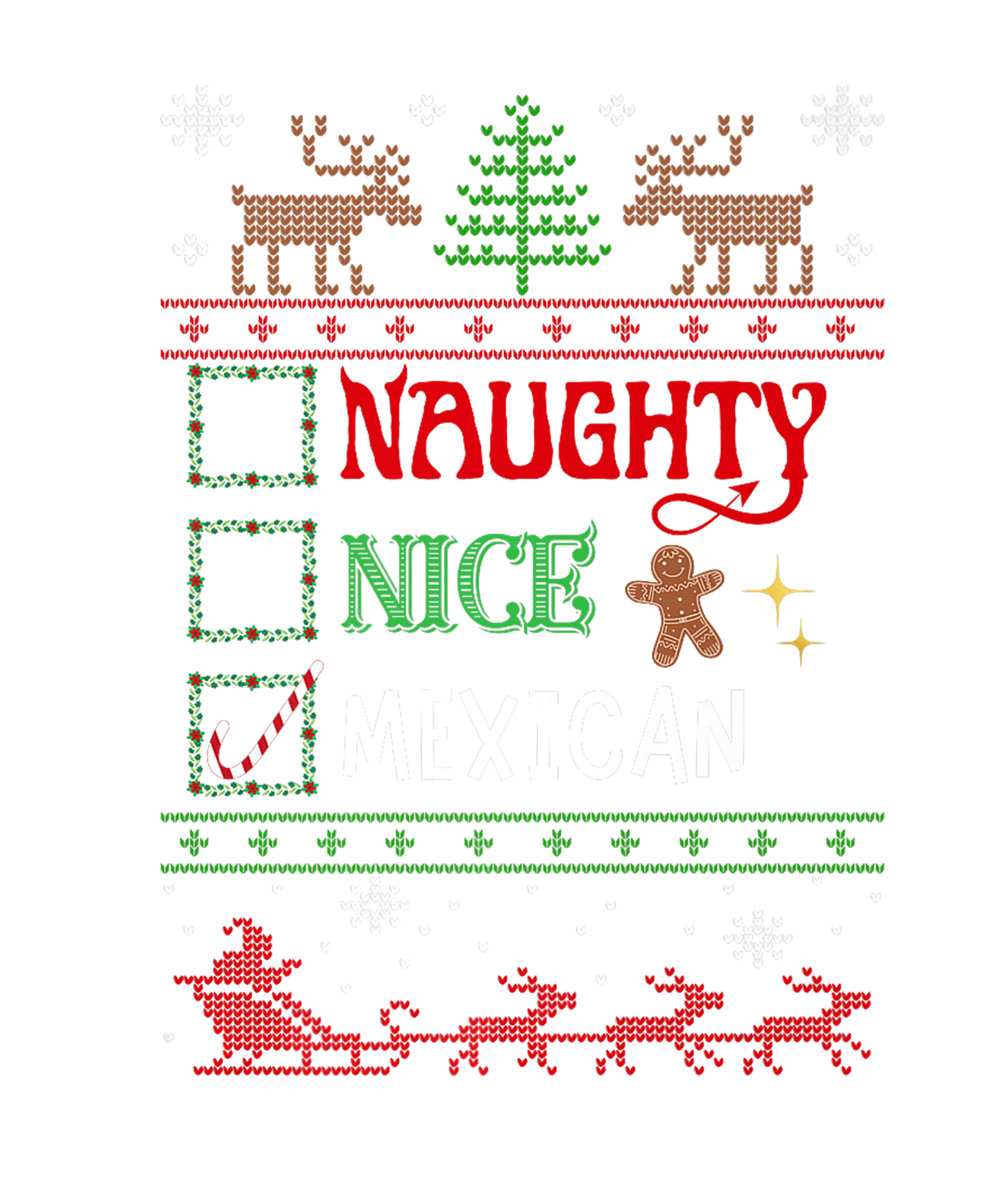 Hispanic Christmas DTF Print Transfer GANG SHEET - High-Quality, Vibrant Designs for Apparel