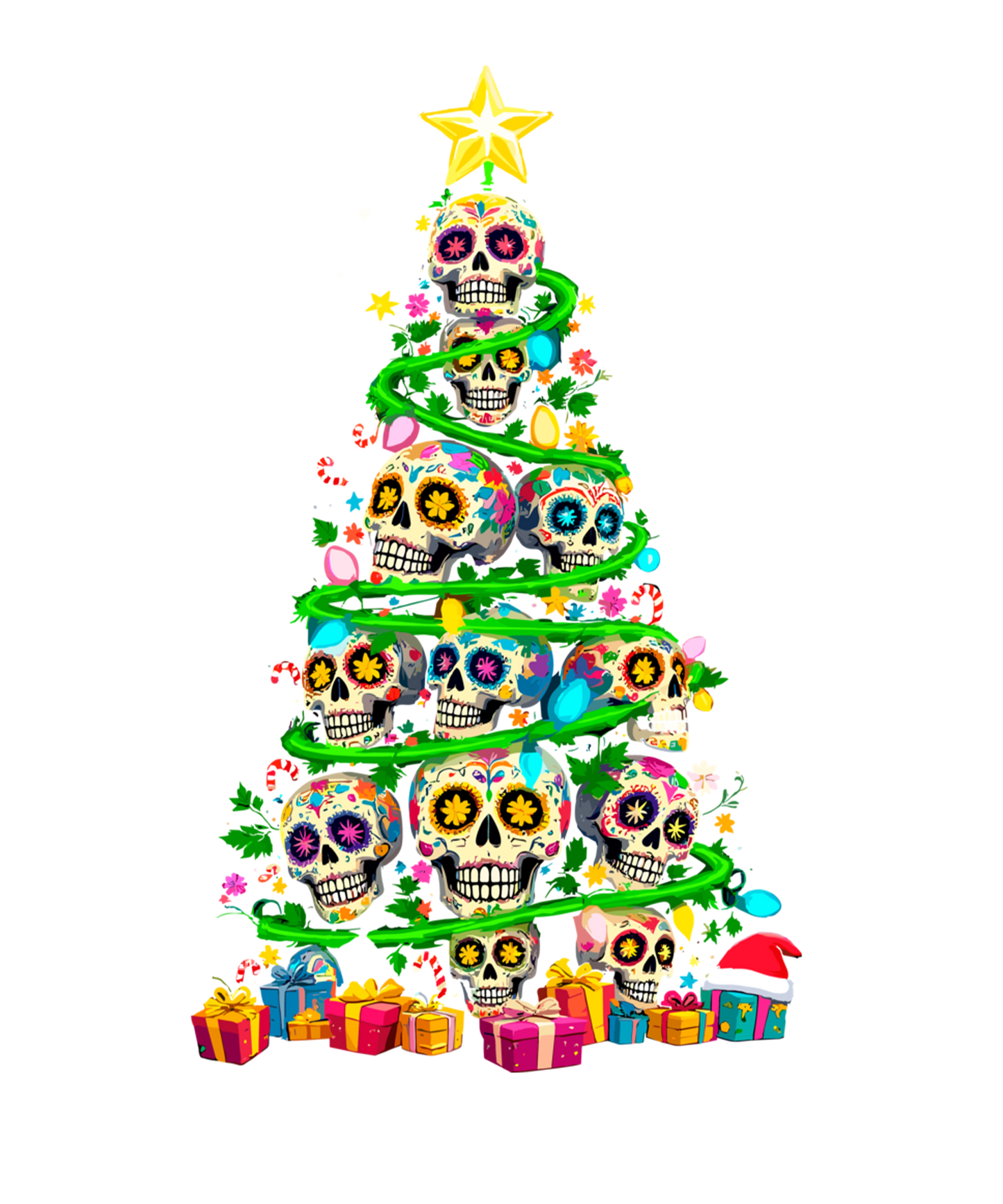 Hispanic Christmas DTF Print Transfer GANG SHEET - High-Quality, Vibrant Designs for Apparel